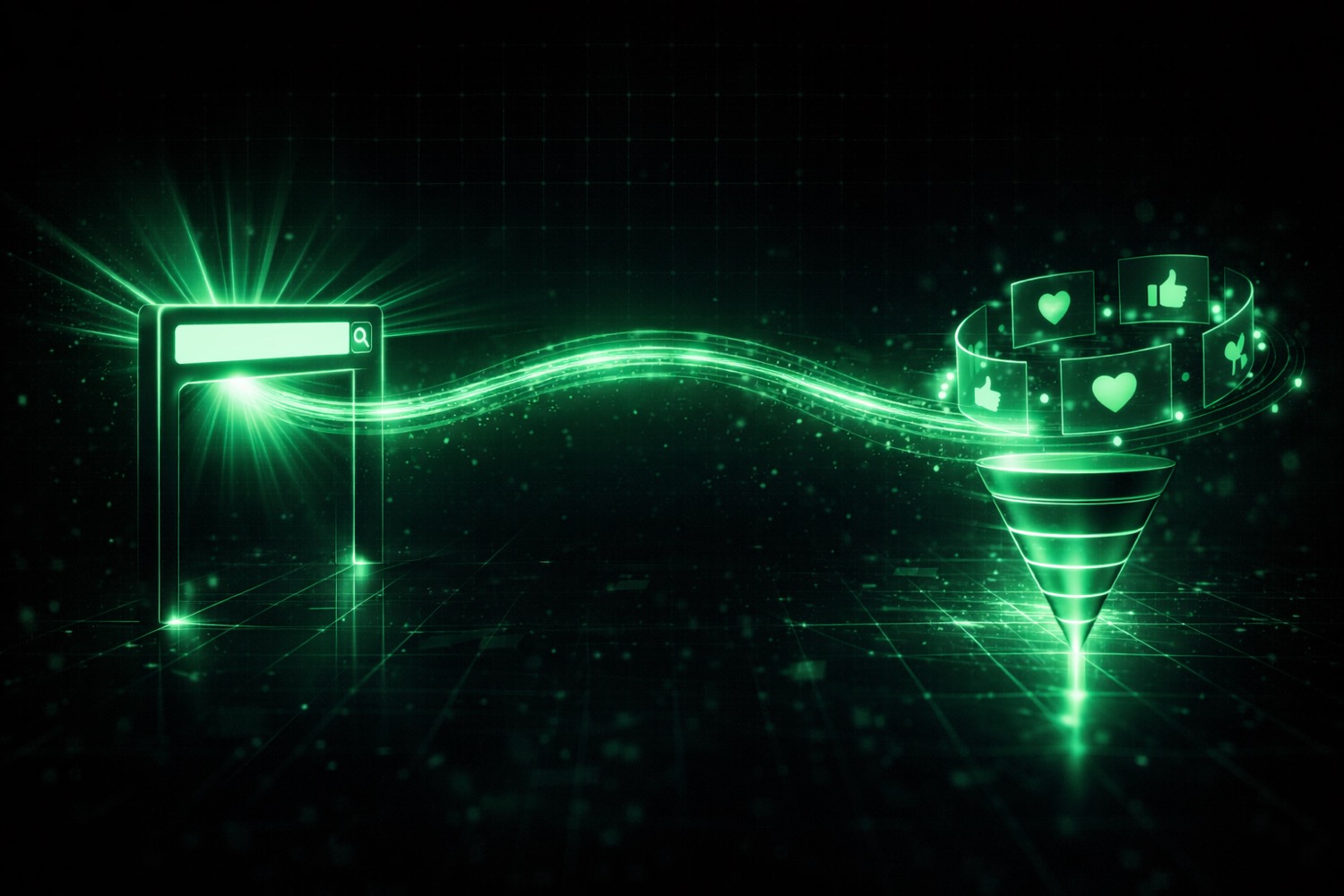 Comparativo visual entre Google Ads e Meta Ads com graficos de performance