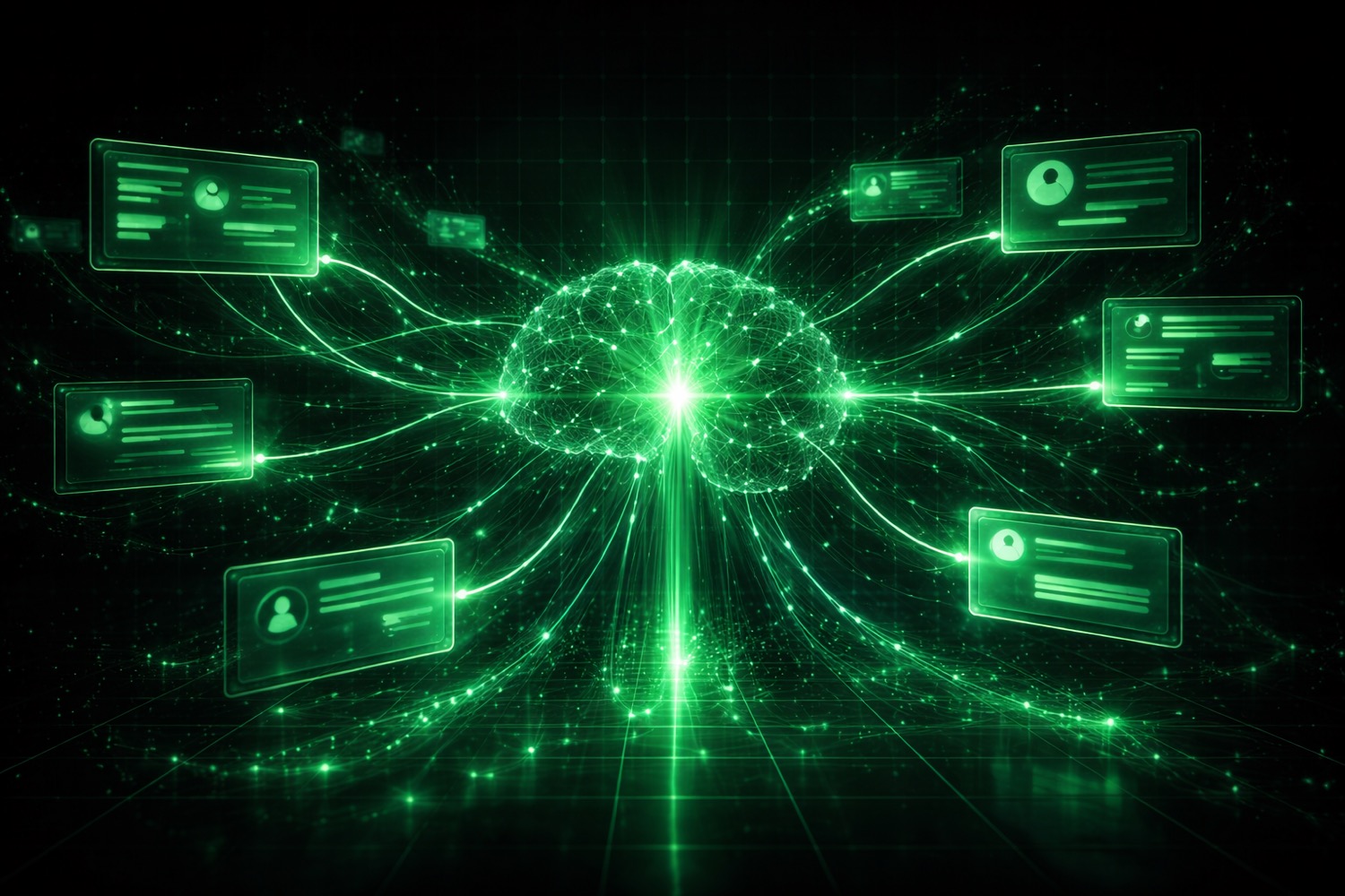 Tela de busca com IA mostrando resposta gerada citando fontes de empresas brasileiras